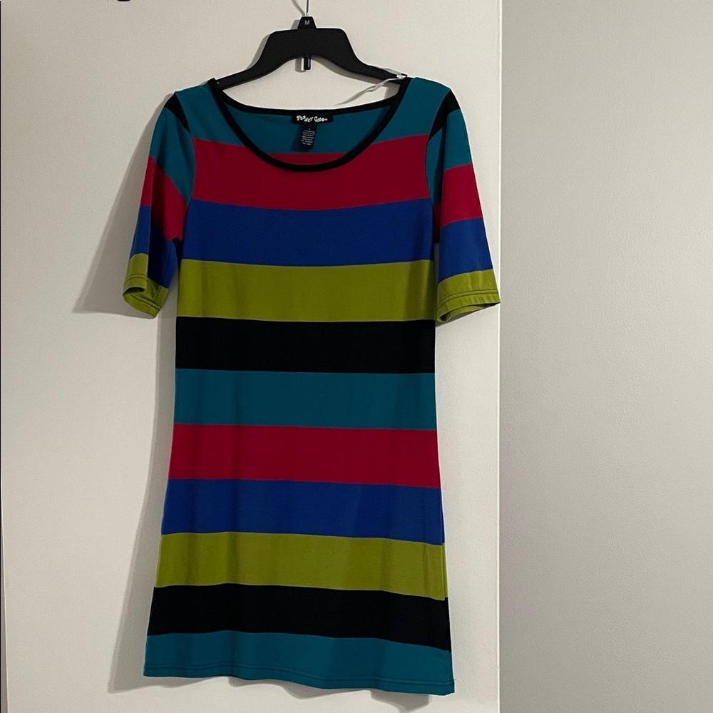 Colorful Striped Dress